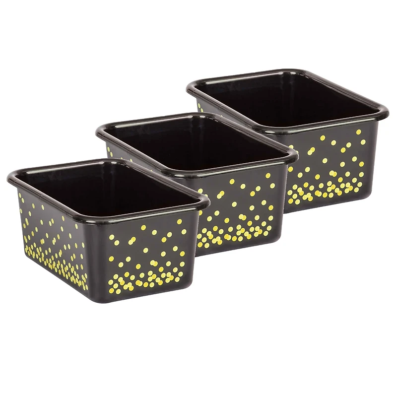 Teacher Created Resources® Small Confetti Plastic Storage Bin
