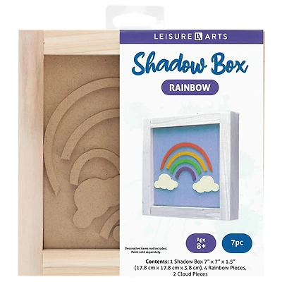 Leisure Arts® Rainbow Shadow Box Kit