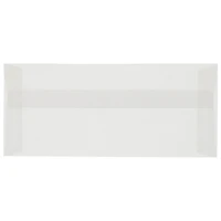 JAM Paper 10 Clear Business Translucent Vellum Envelopes 50ct.
