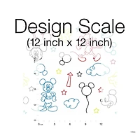 RoomMates Disney® Mickey Mouse Line Art Peel & Stick Wallpaper