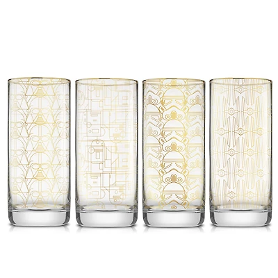 JoyJolt® 13.5oz. Star Wars™ Deco Tall Drinking Glasses, 4ct.