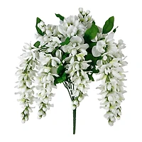 10 Pack: 17" White Wisteria Bush by Ashland®