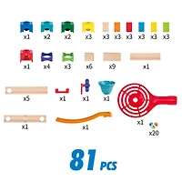 Hape Marble Run DIY Wood Building Racetrack