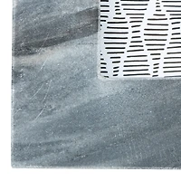 Hello Honey® 2 Pack Gray Marble Photo Frames