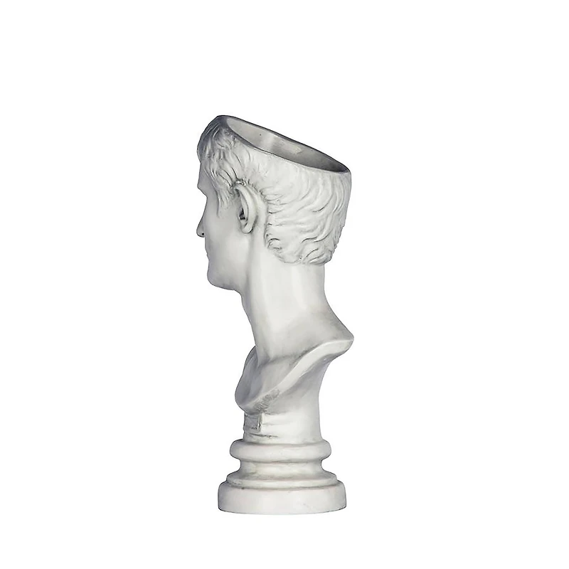 Design Toscano 17.5" Bust Planters of Antiquity Statues Emperor Caligula