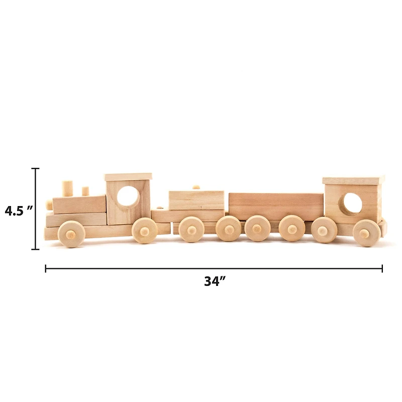 Made by Me® Paint Your Own Wooden Train