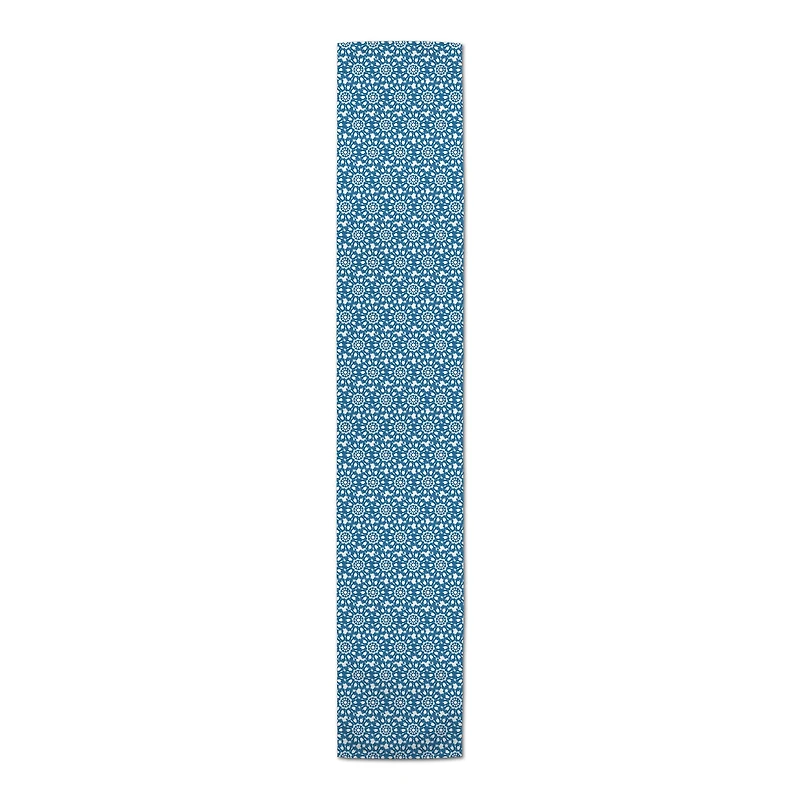Blue Shibori Table Runner
