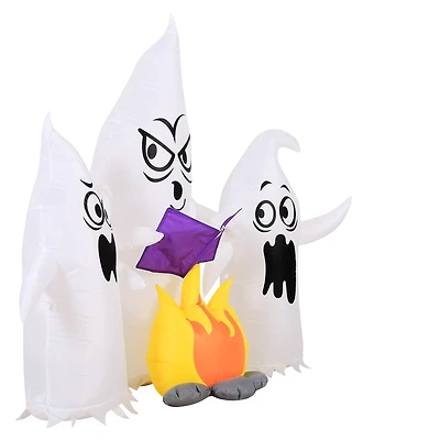 5ft. Occasions Inflatable Color Changing Campfire Ghosts