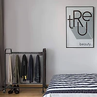 NEX™ Black 20-Hanger Rolling Trolley Closet Organizer