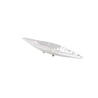 Silver Stainless Steel Modern Decorative Flat Bowl Set