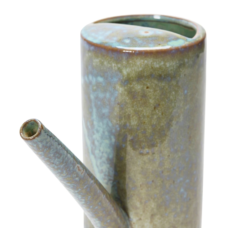 Hello Honey® 8" Stoneware Watering Can with Reactive Glaze Finish
