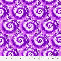 Fabric Editions Purple Tie Dye Cotton Fabric