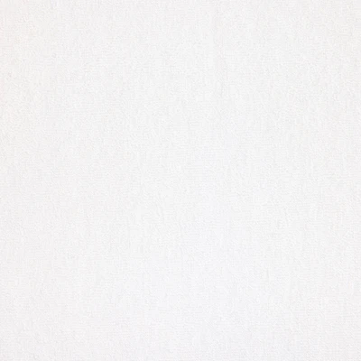 Camelot Fabrics White Terry Baby Knit Cotton Fabric