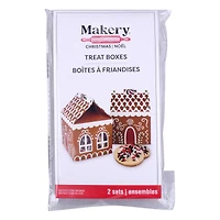 Gingerbread House Treat Boxes, 2ct. by Makery™