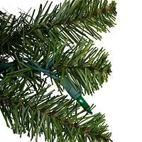 36" Pre-Lit Artificial Christmas Canadian Pine Wreath
