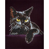Diamond Dotz® Midnight Cat Diamond Painting Artwork Kit