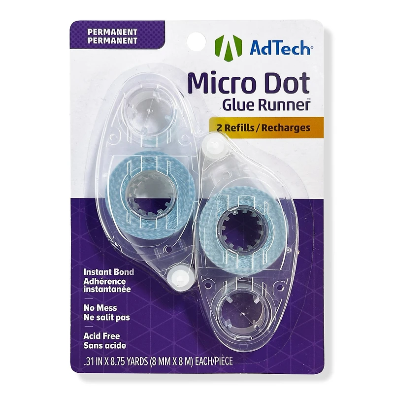AdTech® Micro Dot Glue Runner™, 2ct.