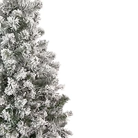 4.5ft. Unlit Flocked Madison Pine Artificial Christmas Tree