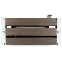 ArtSkills® 13" Rustic Wooden Crate with Metal Edges, 2ct.