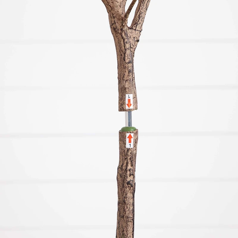 7ft. Potted Artificial Autumn Oak Tree