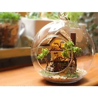 Wizardi Miniature Roombox House in the forest Dollhouse Kit