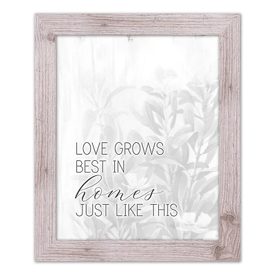 Love Grows 16" x 20" Western White Framed Print