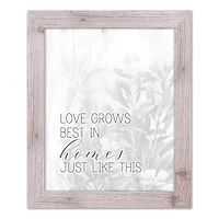Love Grows 16" x 20" Western White Framed Print