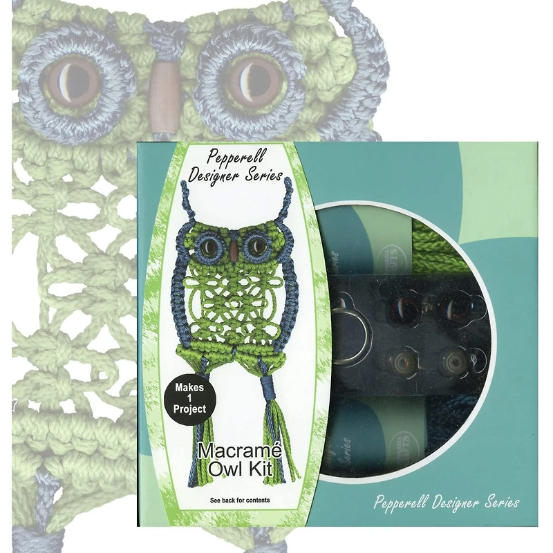 Pepperell Designer Macramé Owl Kit