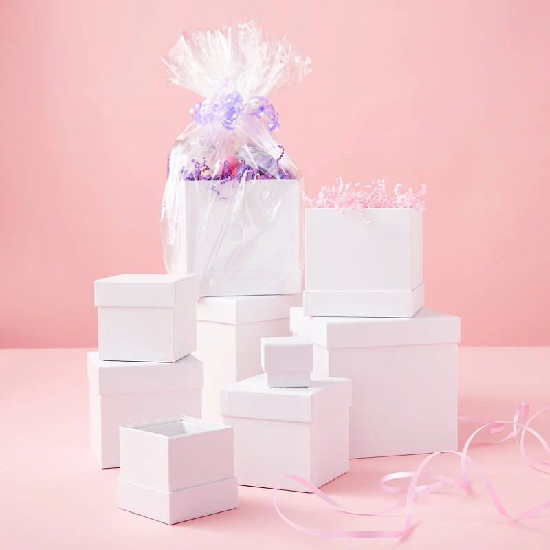 White Square Boxes by Celebrate It™