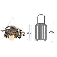 Design Toscano 2.2ft. Nightfall Sculptural Gargoyle Chandelier