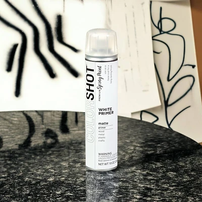 COLORSHOT® White Primer Matte Spray Paint