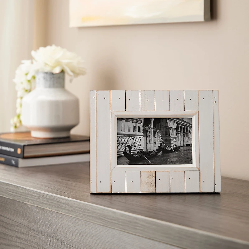 Expressions™ White Salvage Chic Frame by Studio Décor
