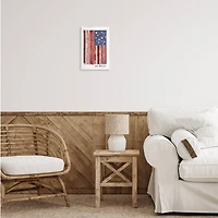 Stupell Industries Land That I Love Phrase Macram� American Flag Wall Plaque Art