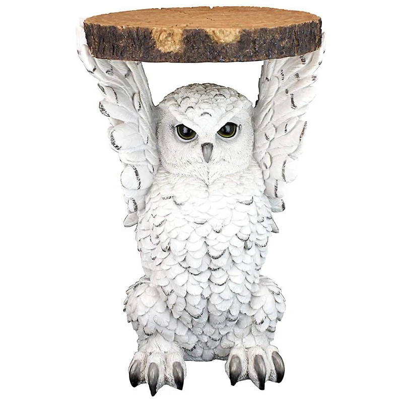 20" Wisdom Owl Sculptural Side Table