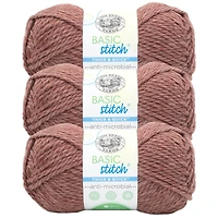 3 Pack Lion Brand® Basic Stitch Antimicrobial Thick & Quick Yarn