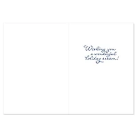 JAM Paper 5" x 7" Ornate Silver Snowflake Cards & Matching Envelopes Set, 18ct.