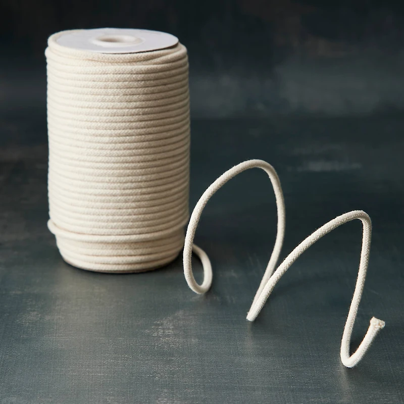 8 Pack: 4mm Natural Cotton Macramé Cord by Bead Landing™