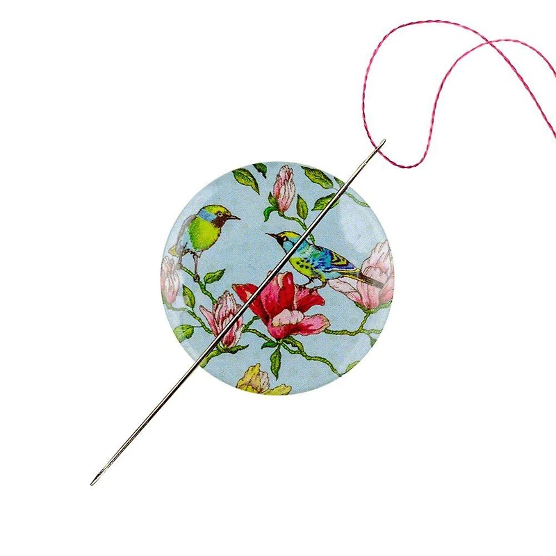 Wonderland Crafts Birds & Flowers Magnetic Needle Holder