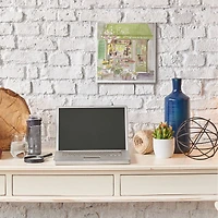 Stupell Industries Light Green Paris Flower Shop Wall Art