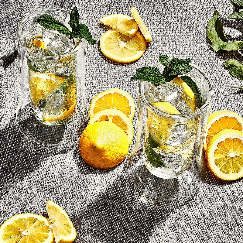 JoyJolt® Cosmo Insulated Double Wall Highball Glasses, 4ct.