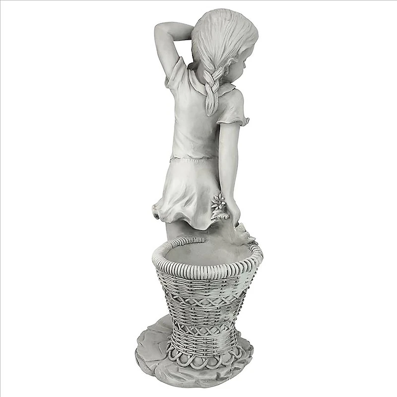 Design Toscano 21.5" Little Miss Frances Garden Statue