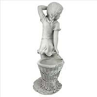 Design Toscano 21.5" Little Miss Frances Garden Statue