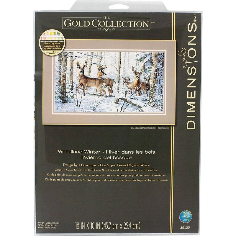 Dimensions® Woodland Winter Counted Cross Stitch Kit