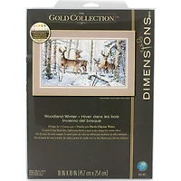 Dimensions® Woodland Winter Counted Cross Stitch Kit