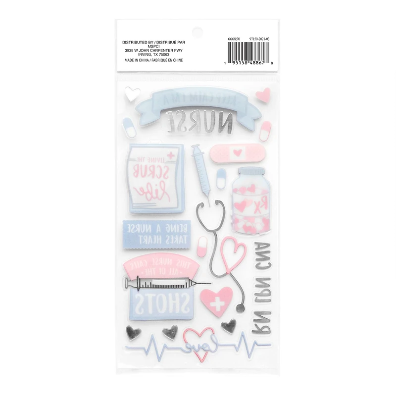 Nurse Dimensional Stickers by Recollections™