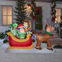 8ft. Airblown® Inflatable Christmas Toy Story with Sleigh