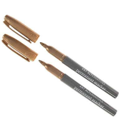 Art Alternatives Gold Fine Permanent Marker Set