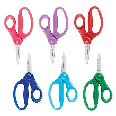12 Pack: Assorted Fiskars® Pointed-Tip Kids' Scissors