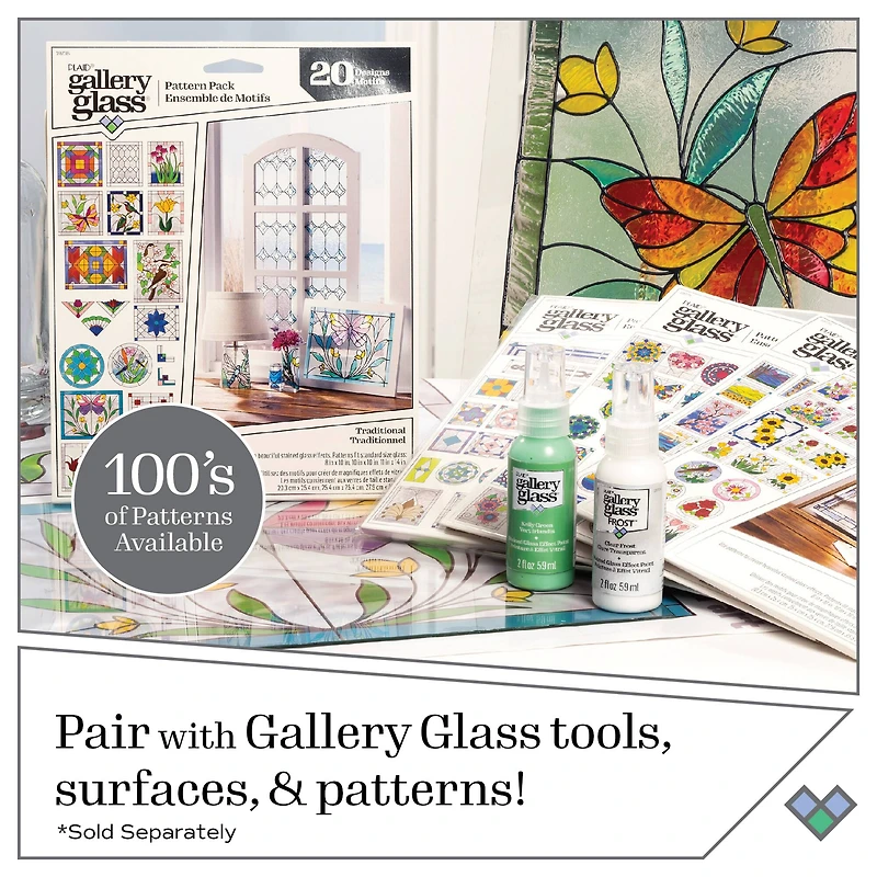 Plaid® Gallery Glass® Stained Glass Painting Kit