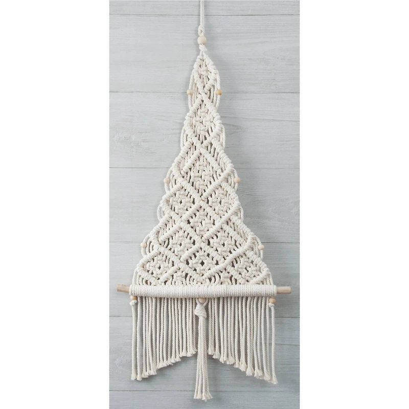 Solid Oak Make-ramé™ Christmas Tree Macramé Hanging Kit